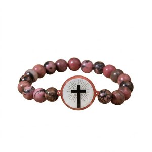 Bracelet Bible Beads – finition Rhodonite