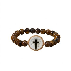 Bracelet Bible Beads – finition Oeil de Tigre