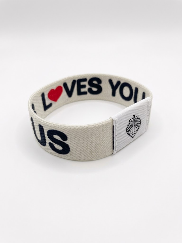 Bracelet Bible Band I Love Jesus et Jesus Loves You, vue 3