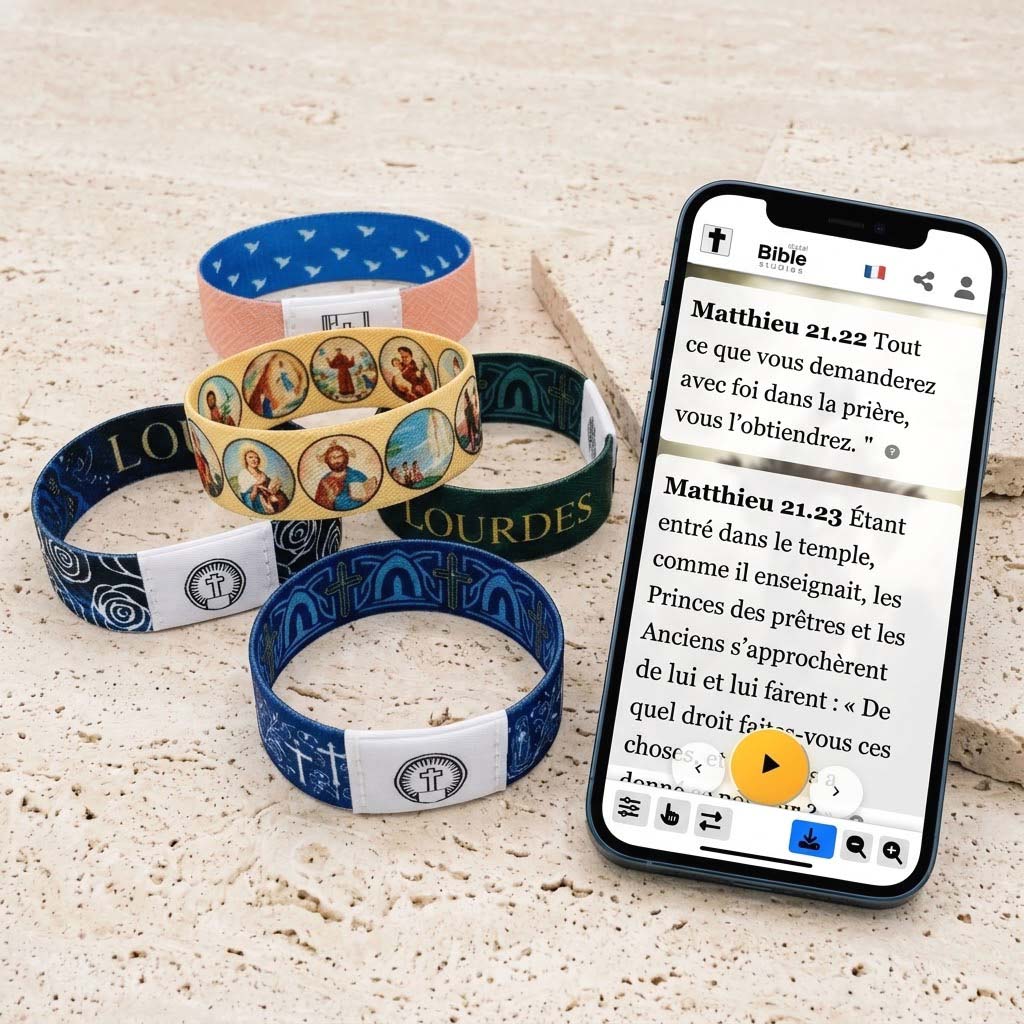 5 x Bracelets Bible Band